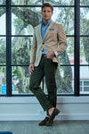 Tan Silk & Cashmere Sport Coat