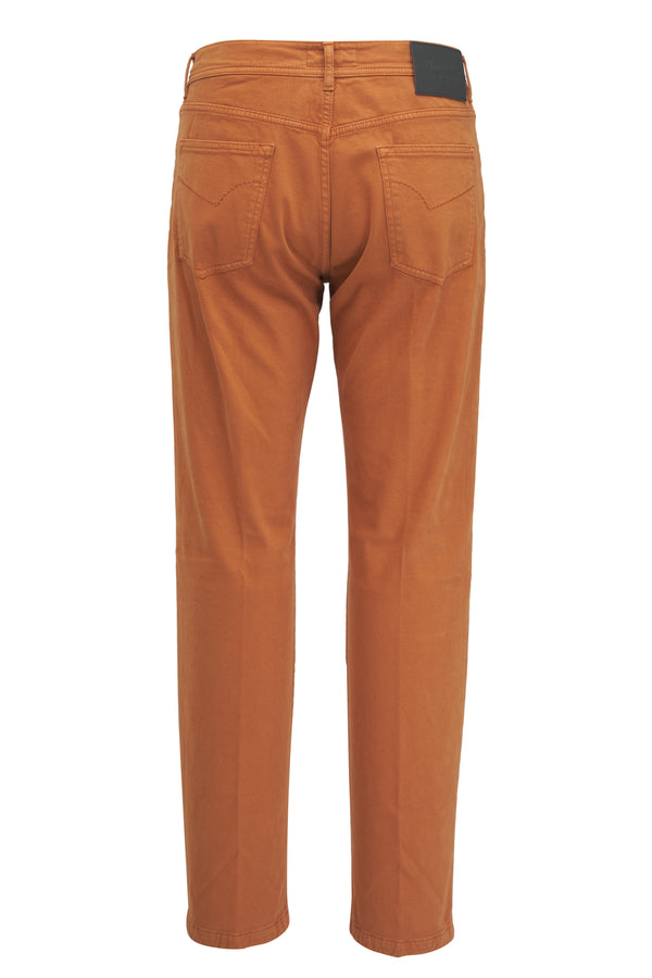 Brick Brush Twill Five Pocket Pant