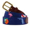 Florida Life Needlepoint Belt