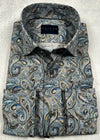 Italian Printed Paisley Sport Shirt