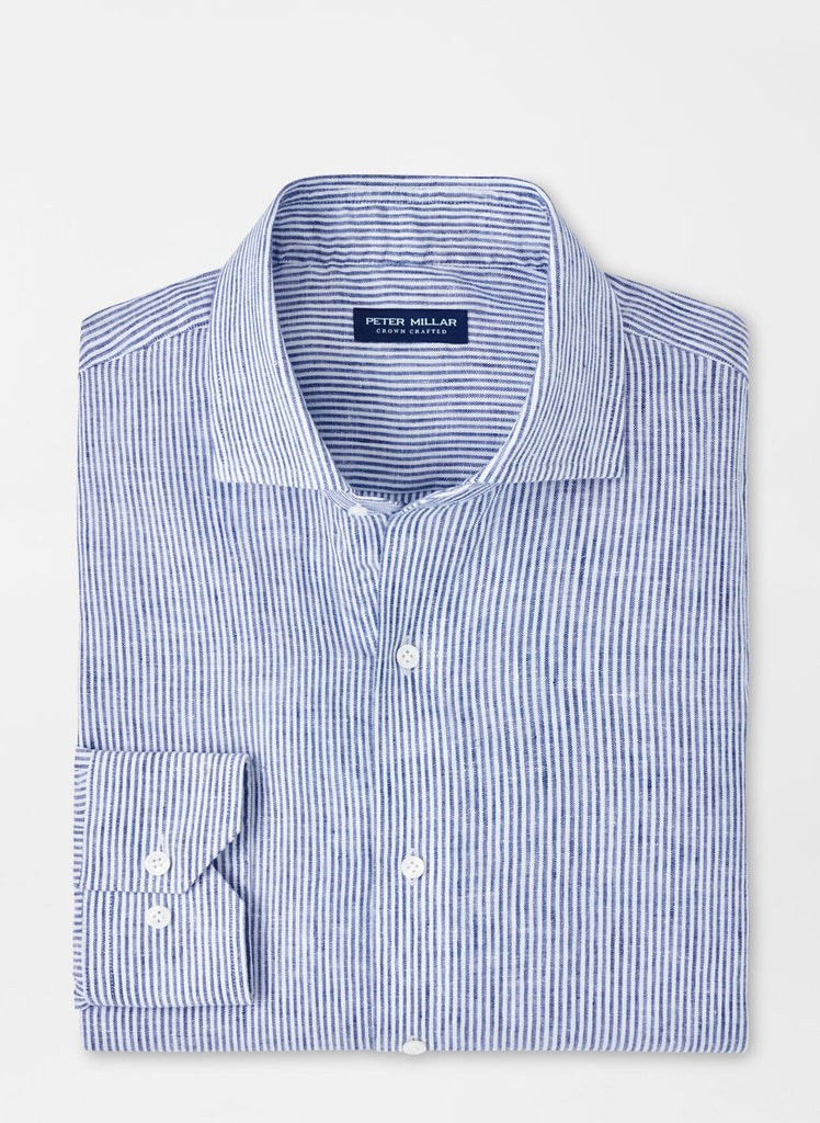 Astino Lino Stripe Sport Shirt