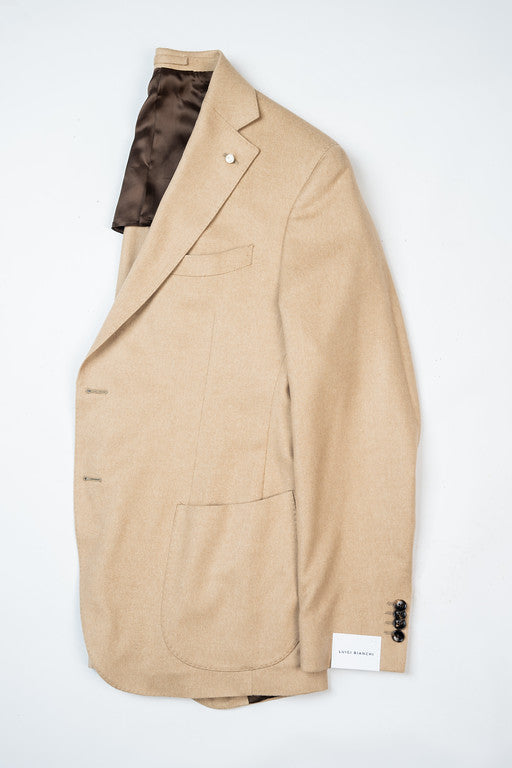 Tan Silk & Cashmere Sport Coat