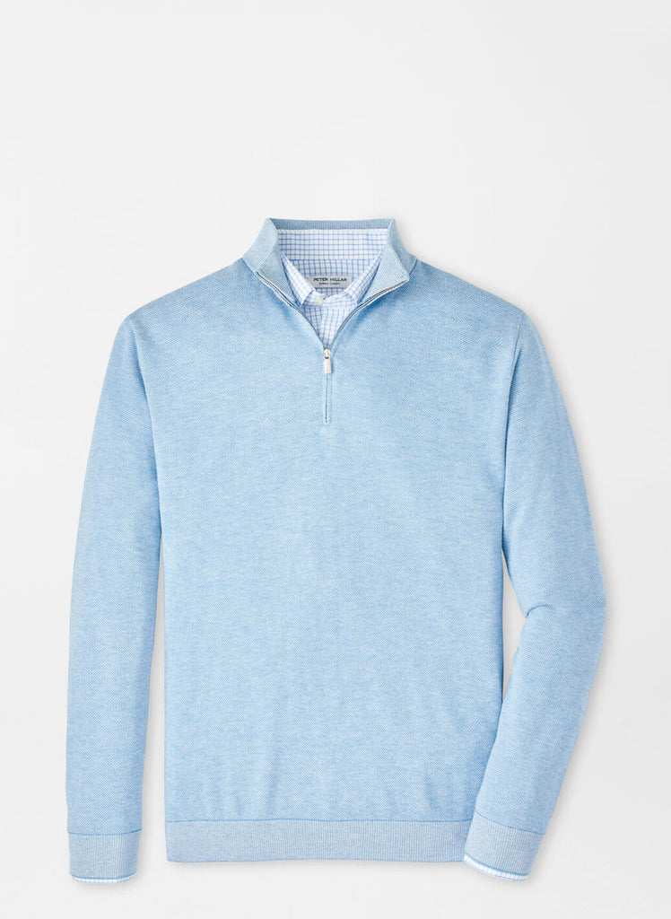 Coolspun Birdseye Quarter-Zip Sweater