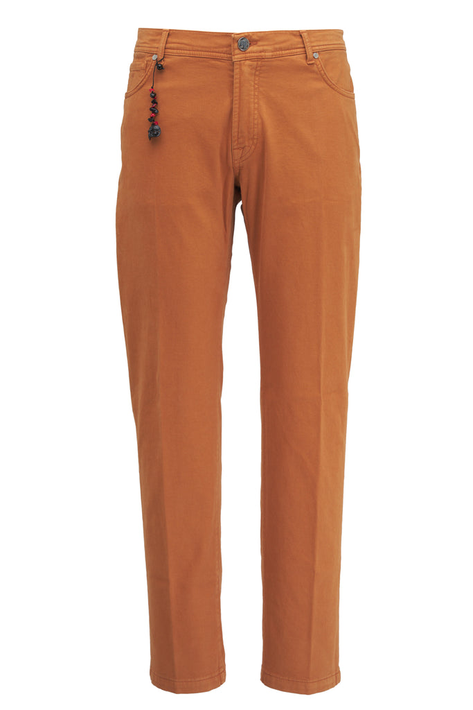 Brick Brush Twill Five Pocket Pant