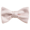 Light Pink Micro Houndstooth 100% Italian Silk Bowtie