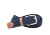 Newport Woven Italian Stretch Belt - Navy